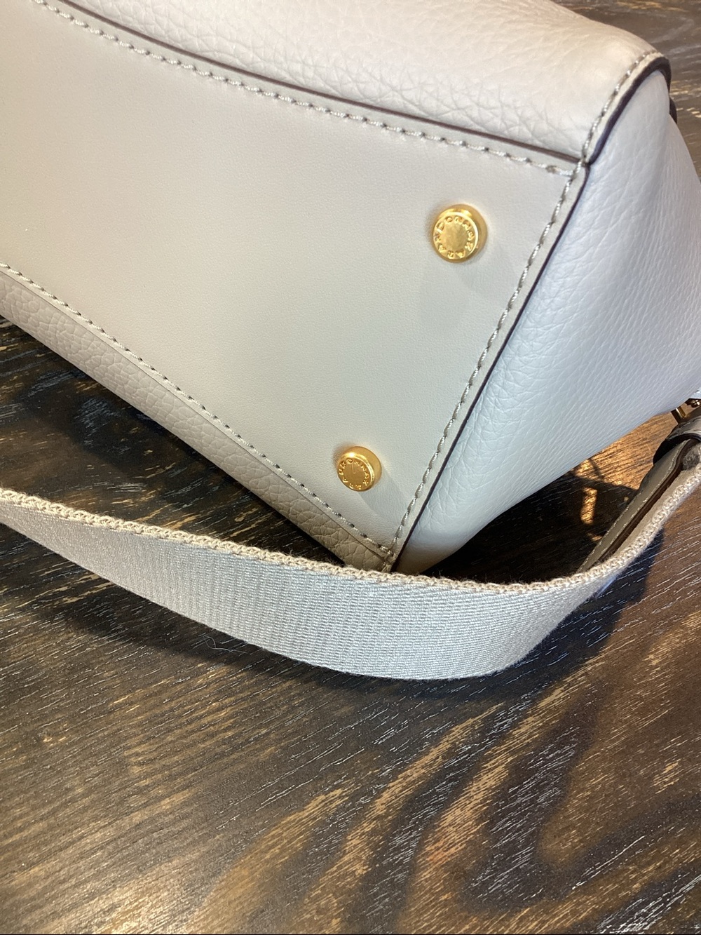Donna Karan Chantilly Leather Mini Satchel Bag with Chain Charms - Picture 8 of 13